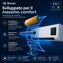 Carica l'immagine nel visualizzatore di Gallery, Brezza Pro – Condizionatore Portatile & Riscaldatore senza Installazione | 2-in-1
