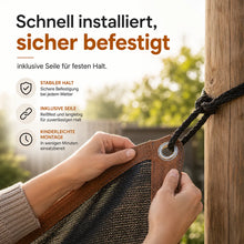 Lade das Bild in den Galerie-Viewer, SonnenSchutz Pro – Premium Sonnenschutz-Netz für Terrasse & Garten
