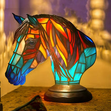 Lade das Bild in den Galerie-Viewer, LeuchtPferd - handgefertigte Lampe, die Herzen erstrahlen lässt