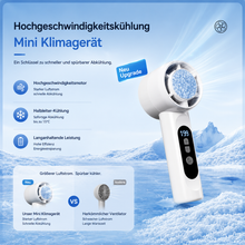 Carica l'immagine nel visualizzatore di Gallery, EisLuft Pro - Persönlicher Ventilator mit aktiver Sofortkühlung — 199 Stufen, ein Knopfdruck, sofort spürbar kühler.
