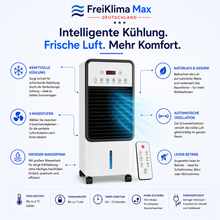 Lade das Bild in den Galerie-Viewer, FreiKlima Max - Mobile Allround-Klimaanlage – Kühlt im Sommer, Heizt im Winter | Ohne Installation

