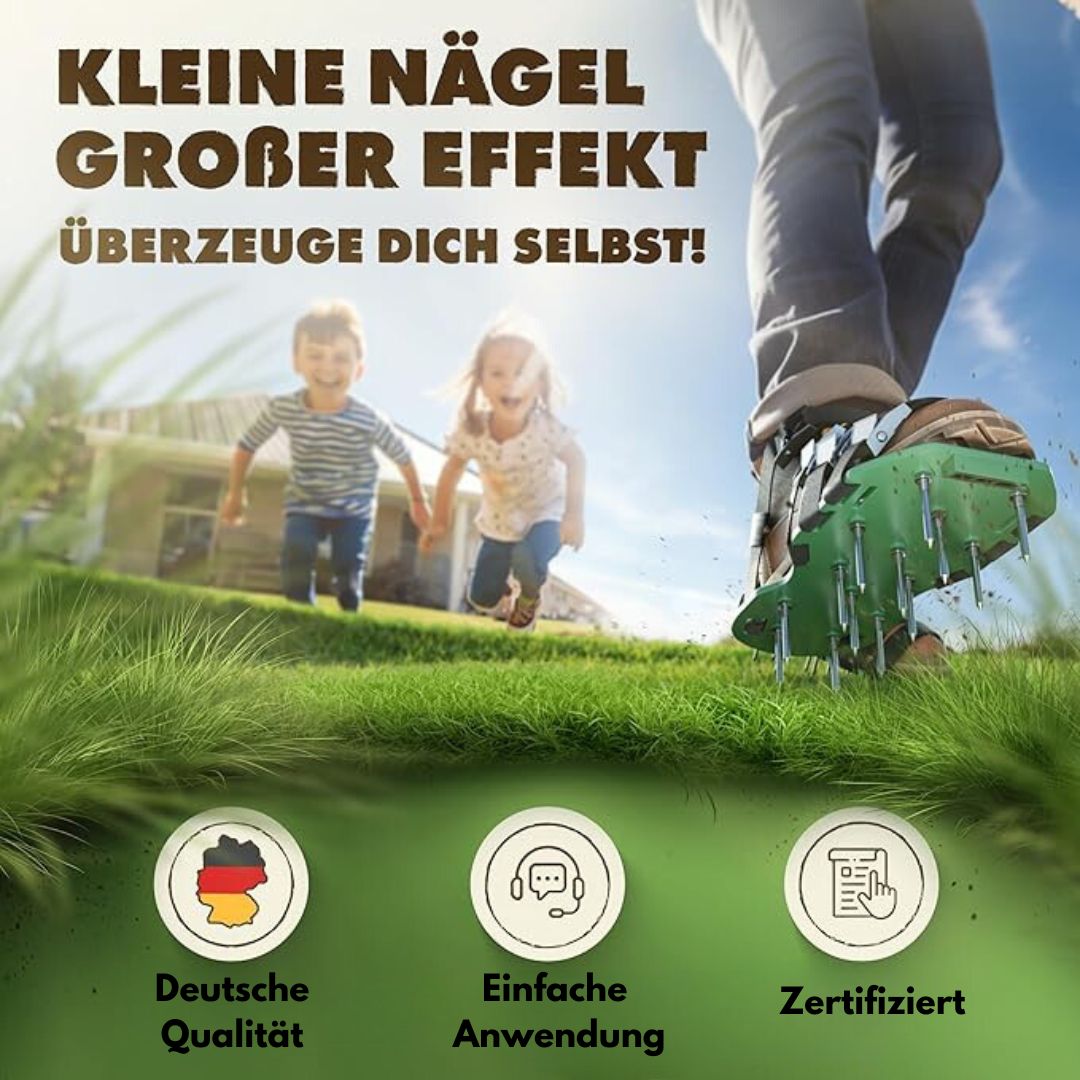 Airflow - Rasen Belüftungsschuhe zum Aerifizieren (1x Paar)